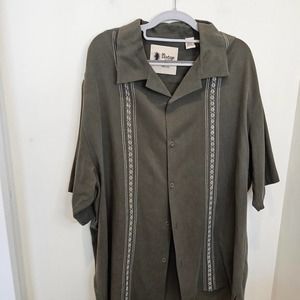 Vintage Silk Shirt Size XXL